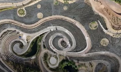 Zukićev park napravljen po slici Van Goga otvoren za posjetioce