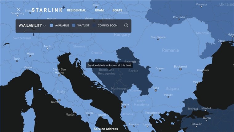 Starlink pokriva region, BiH još nije u planu