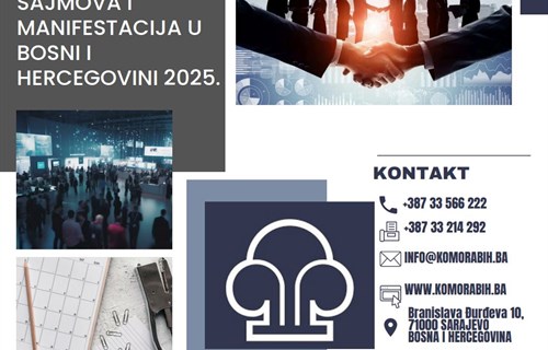 Kalendar sajmova u BiH za 2025.