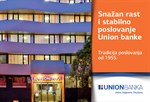 Sjajne vijesti iz Union banke