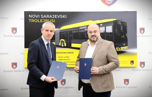 Potpisan ugovor: Sarajevo kupuje deset novih Solaris trolejbusa