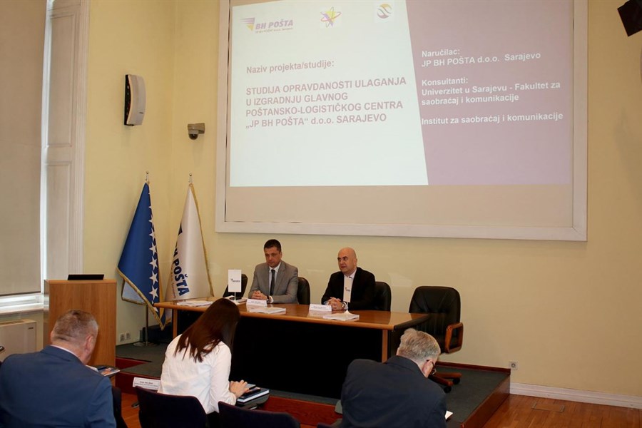 Predstavljena studija za Poštansko-logistički centar BH Pošte