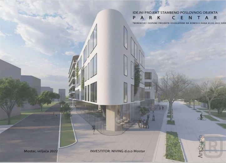 Grad Mostar: Gradnja stambeno-poslovnog objekta "Park centar" nije osporena