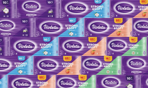 Violeta predstavlja novi dizajn pakiranja toaletnog papira