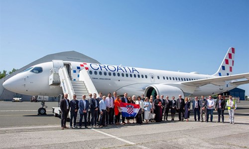 Obnova flote: Croatia Airlinesu stigao treći Airbus A220-300