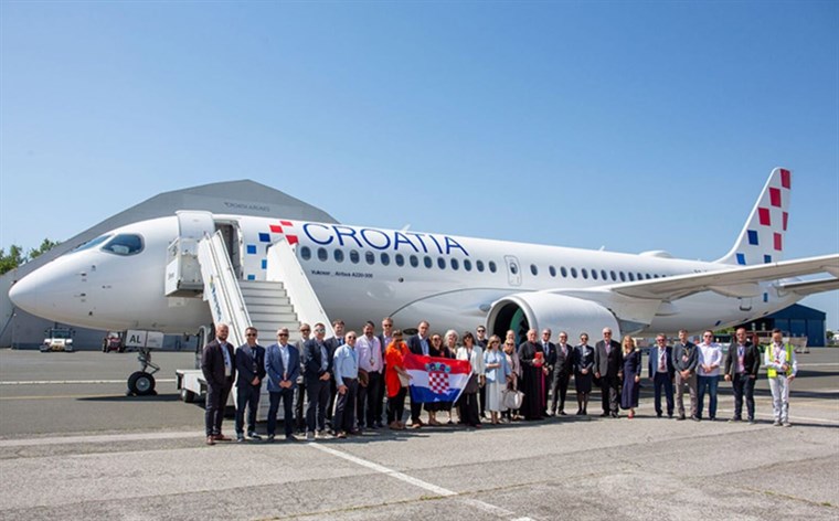 Obnova flote: Croatia Airlinesu stigao treći Airbus A220-300