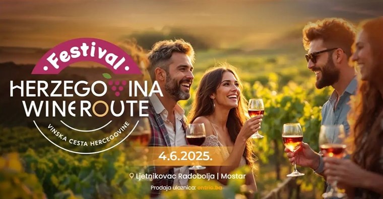 Festival Vinske ceste Hercegovine 4. 6. 2025., ponovno u Mostaru