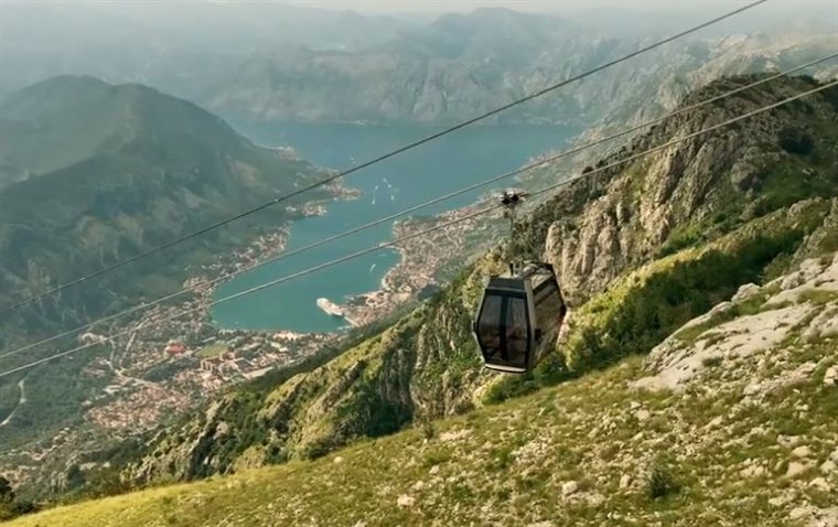 Otvorena žičara Kotor - Lovćen