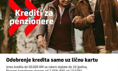 UniCredit Bank Banja Luka predstavlja posebnu ponudu kredita za penzionere