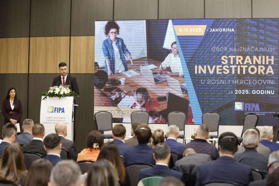 FIPA: Dodijeljena priznanja najznačajnijim stranim investitorima u BiH