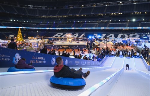 Hrvatska tvrtka postavila ledeni tobogan na stadionu Bernabéu Real Madrida