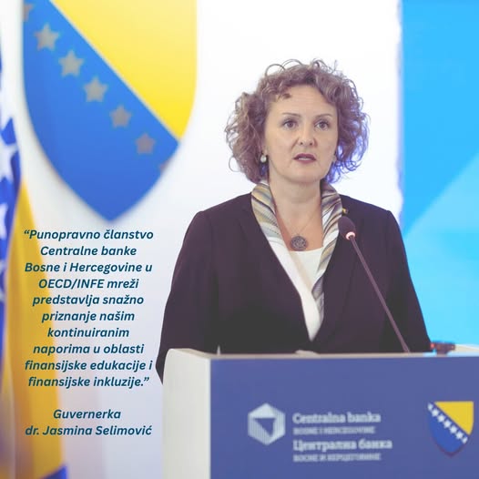 Centralna banka BiH postala punopravna članica OECD/INFE mreže