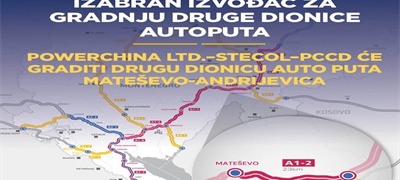 Kinezi će graditi 22 km dugu dionicu crnogorske autoceste