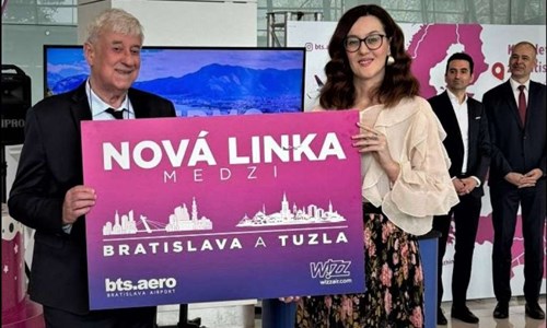 Tuzla dobila novu evropsku vezu, otvorena aviolinija prema Bratislavi