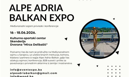Poziv na međunarodni sajam “ALPE ADRIA BALKAN EXPO 2026”