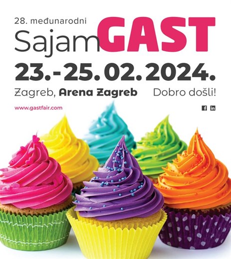 Poziv za učešće na sajmu GAST u Zagrebu