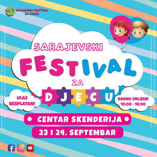 Sarajevski festival za djecu 23. i 24. septembra