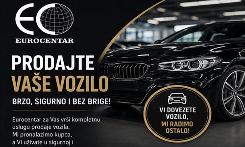 Prodajete automobil? Auto salon Eurocentar Sarajevo je Vaša adresa. Do...