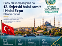 Poziv za prijave za 12. Svjetski halal samit i OIC Halal Expo 2026.