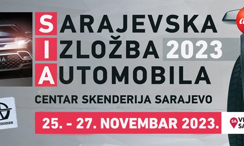 Sajam automobila - Sarajevska izložba automobila - SIA 2023