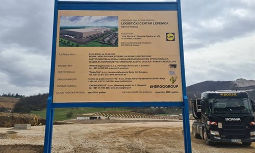 Počinje gradnja Lidlovog logističkog centra Lepenica
