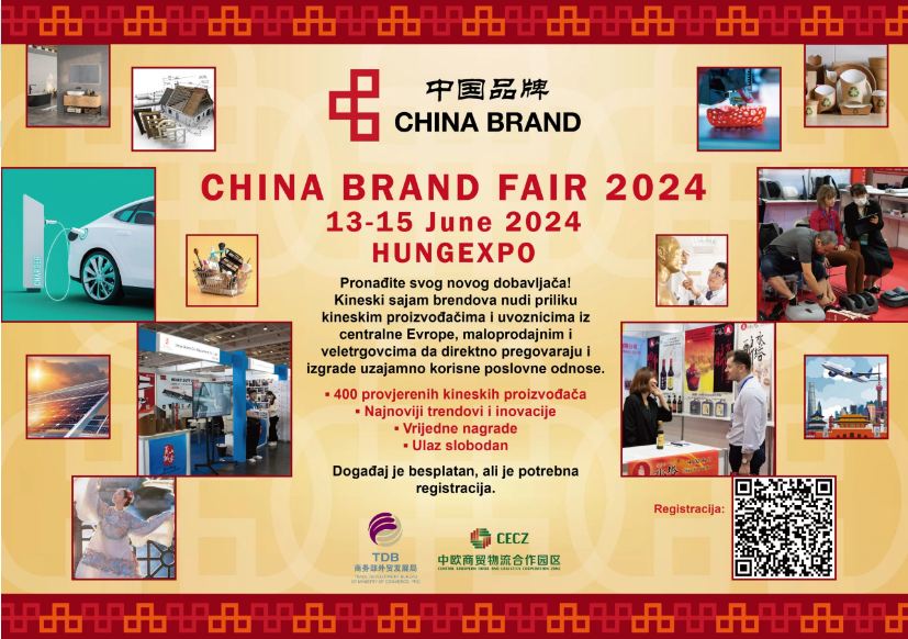 Poziv na Sajam kineskih robnih marki “China Brand Fair” u Budimpešti