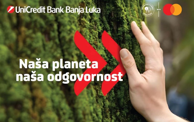 Naša planeta, naša odgovornost: UniCredit Bank Banja Luka nastavlja podržavati Mastercard Priceless Planet Coalition