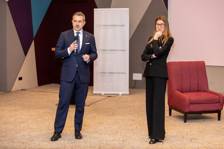 Paola Papanicolaou, direktor Sektora međunarodnih banaka podružnica u Intesa Sanpaolo, posjetila BiH