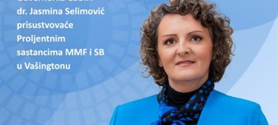 Guvernerka dr. Jasmina Selimović na Proljetnim sastancima MMF-a i Svjetske banke