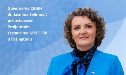Guvernerka dr. Jasmina Selimović na Proljetnim sastancima MMF-a i...