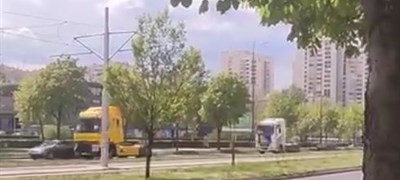 Protestna vožnja vozača kamiona Sarajevom