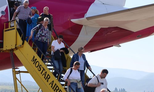 Aerodromu Mostar iz budžeta HNK pola miliona KM