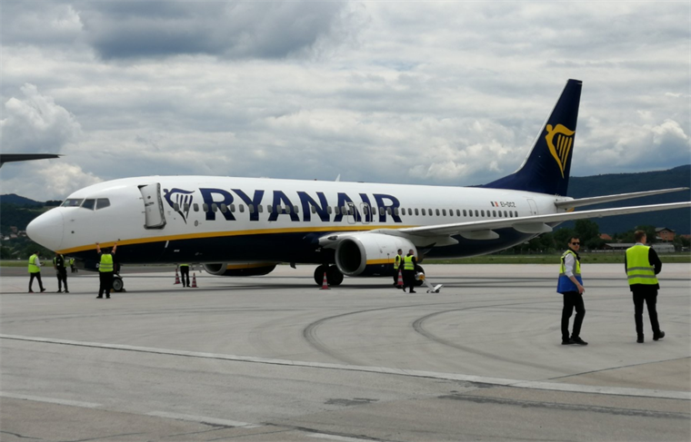 Ryanair sniženjem karata obilježava 300.000 preveznih putnika iz Sarajeva