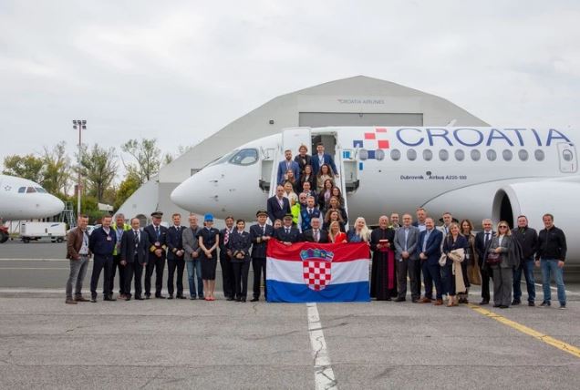 Croatia Airlines dočekao sedmi novi Airbus A220