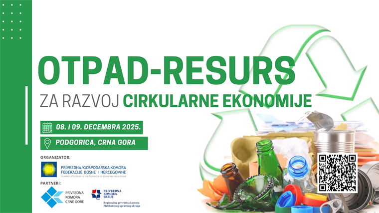 Podgorica centar dijaloga o cirkularnoj ekonomiji: Kako otpad pretvoriti u razvojni potencijal