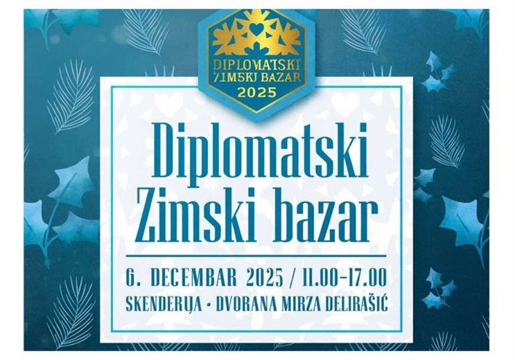 Diplomatski zimski bazar 2025. godine vraća se u Sarajevo 6. decembra