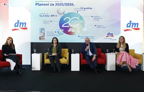 Uspješna poslovna godina za dm BiH: Ostvaren promet od 489,3 miliona KM