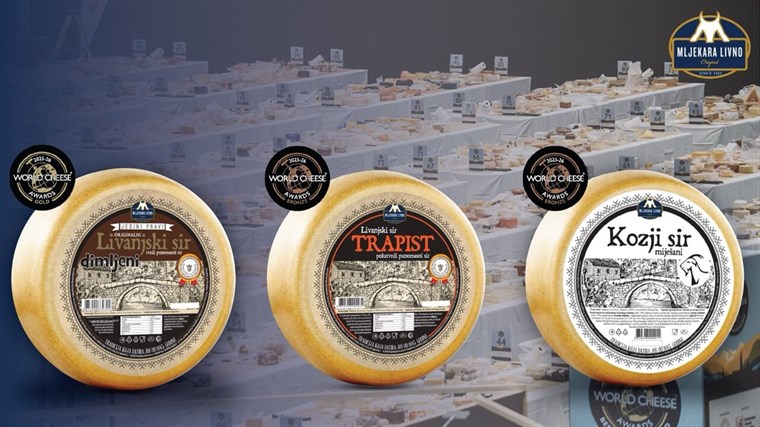 Livanjski sir na svjetskom tronu: Tri medalje u Švicarskoj