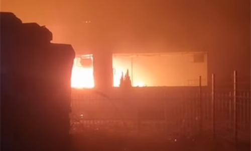 Veliki požar u Globus konfekciji u Kiseljaku