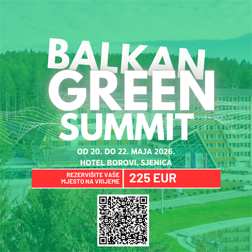 Otvorene prijave za Balkan Green Summit 2026 –  osgiurajte svoje mjesto!