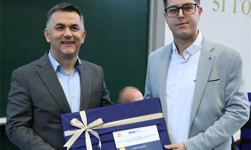 Udruženje ekonomista RS SWOT nagradilo najboljeg studenta