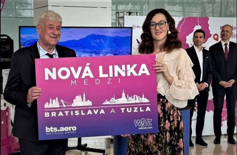 Tuzla dobila novu evropsku vezu, otvorena aviolinija prema Bratislavi