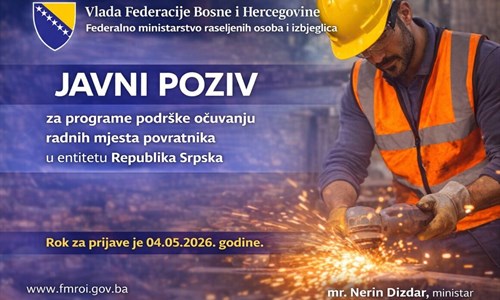 Javni poziv za programe podrške očuvanju radnih mjesta povratnika u...