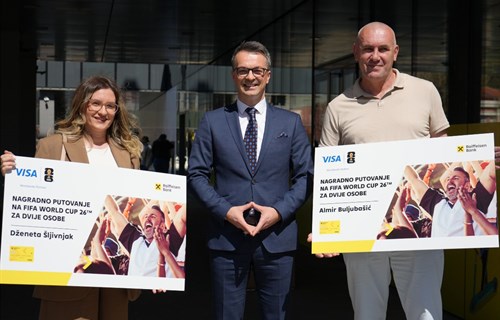 Raiffeisen banka i Visa vode klijente na FIFA World Cup 2026