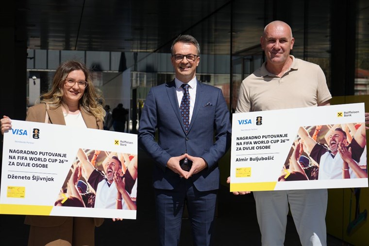 Raiffeisen banka i Visa vode klijente na FIFA World Cup 2026