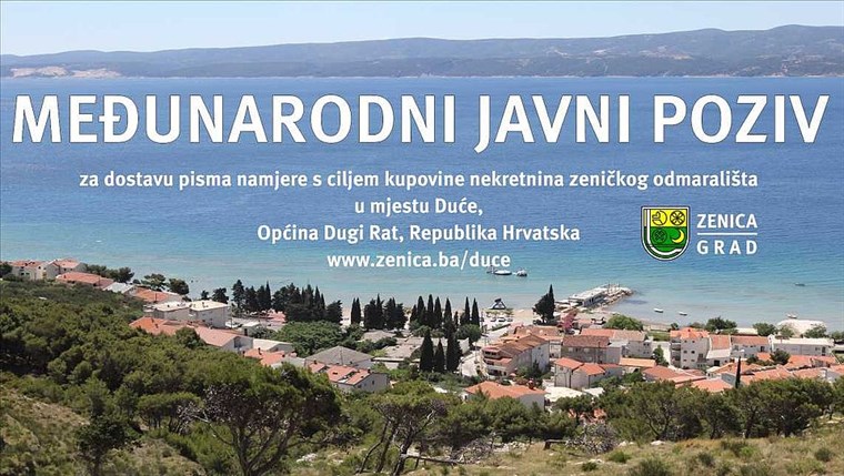 Grad Zenica raskida prodaju odmarališta u Dućama i tuži Hrvatsku