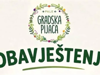 Prodata gradska pijaca na Palama, danas prestaje s radom