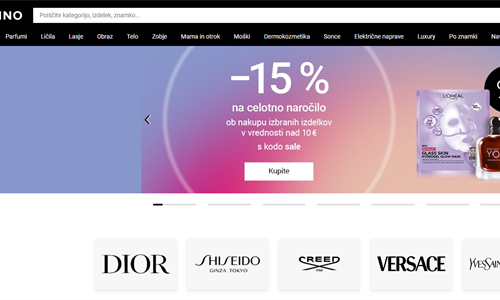 Češki online trgovac Notino otvara prvu fizičku trgovinu u Sloveniji