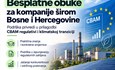 Besplatne obuke za kompanije širom Bosne i Hercegovine: “Podrška privredi u prilagodbi CBAM regulativi i klimatskoj tranziciji”