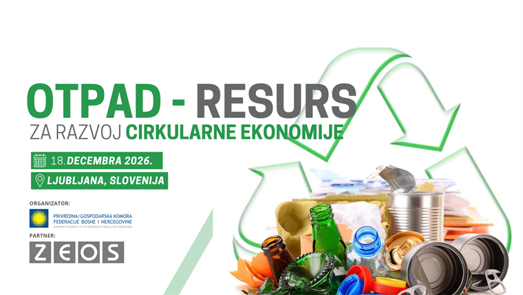 Od otpada do nove poslovne prilike: Prijavite se na regionalnu konferenciju OTPAD-RESURS u Ljubljani